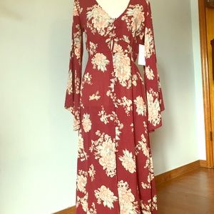 Wild Pearl Floral Dress
